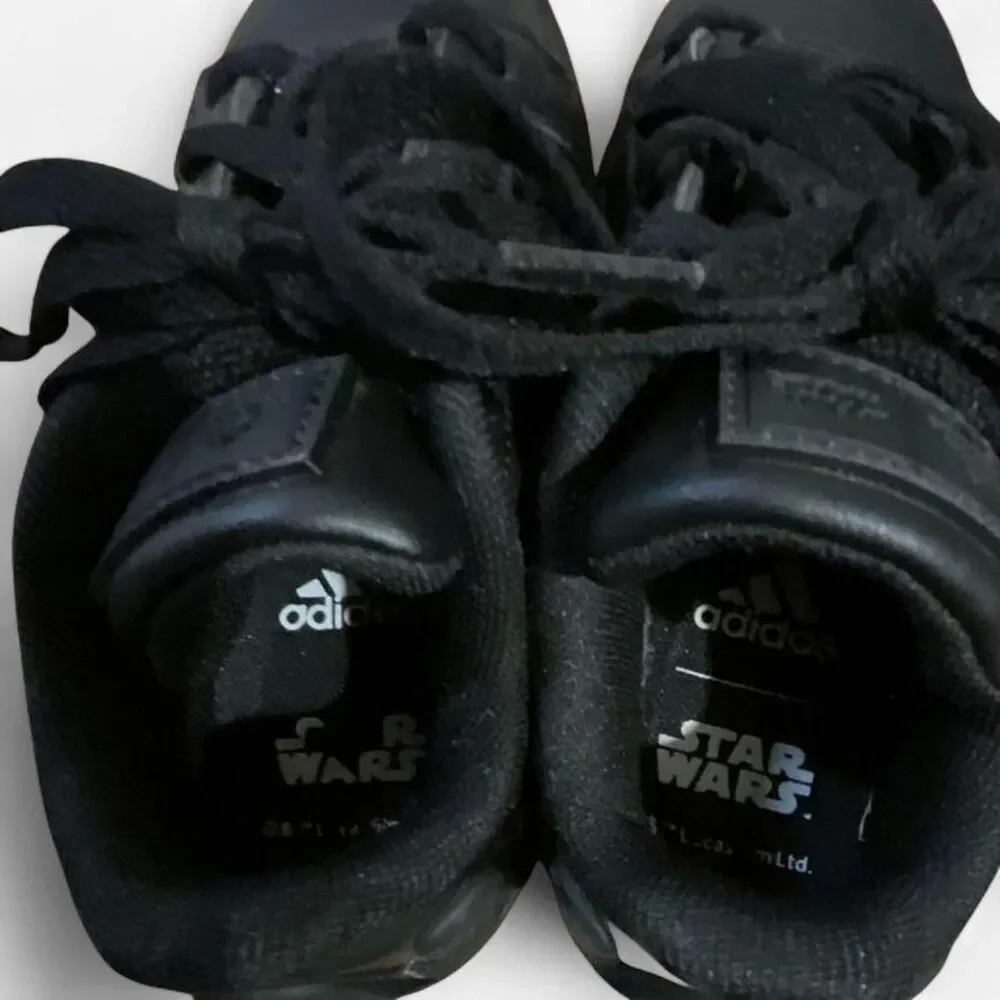 Adidas Men's Black First-shoes-baby-shoes